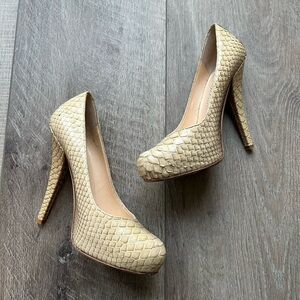 Alejandro Ingelmo Python Print Heels Size 38